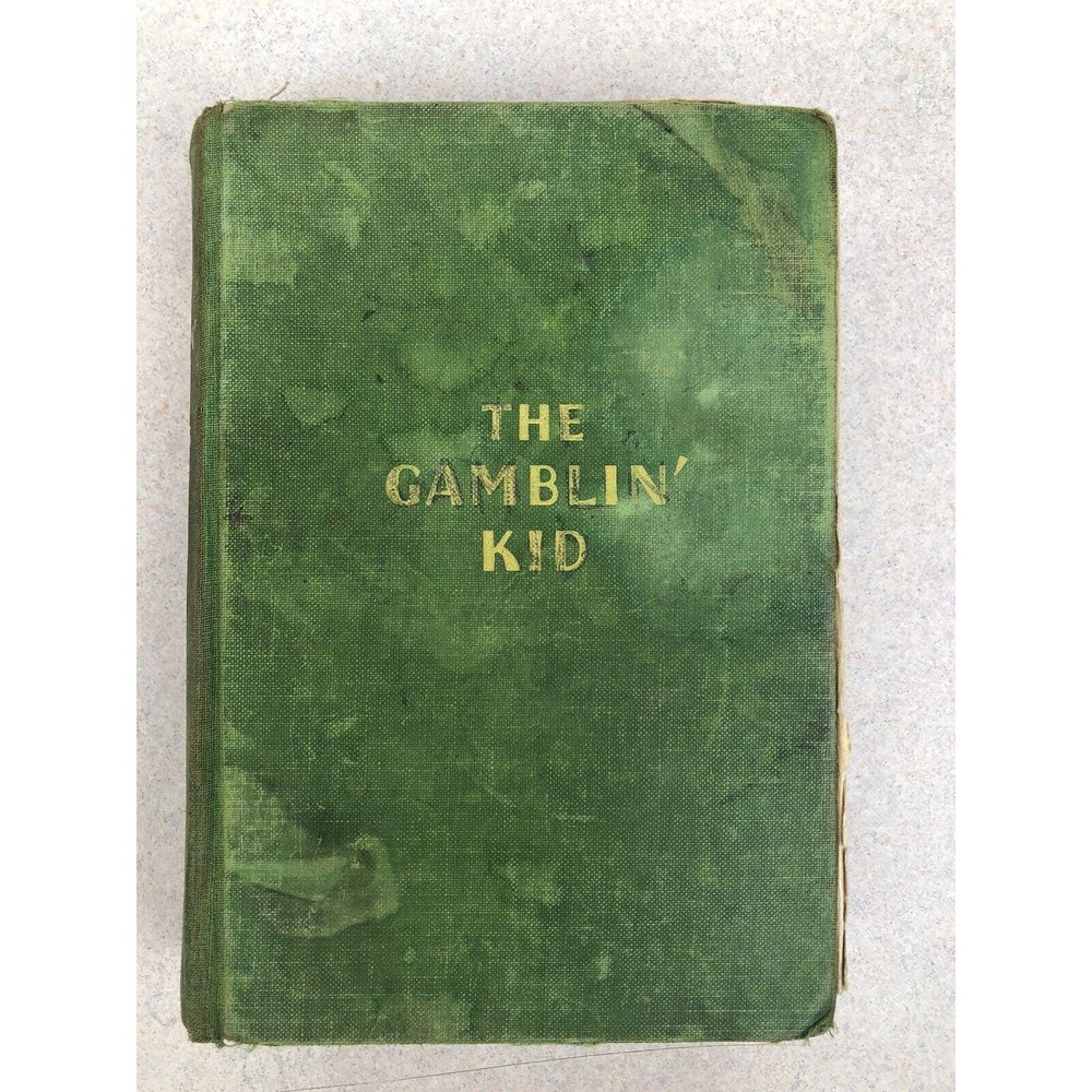 The‎ Gamblin #39; Kid By Will Jenkins 1933 1st Edition HC Book Green